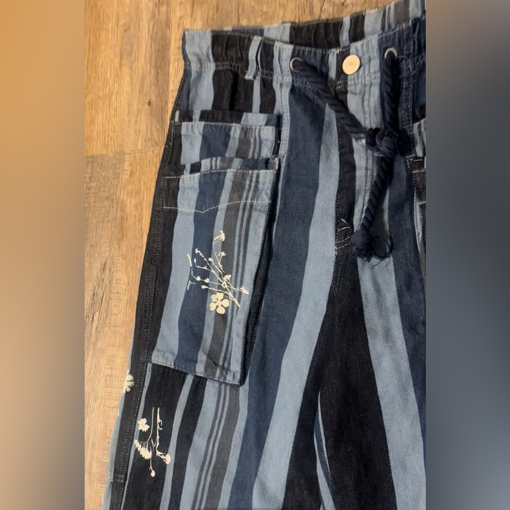 Free People Cove Crop Pull-On Pants Size Large - Picture 10 of 15